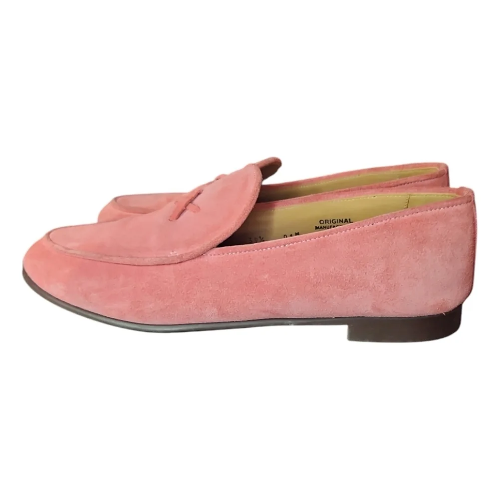 DEL TORO | Pink Suede Milano Loafers 39.5 / US 9.5